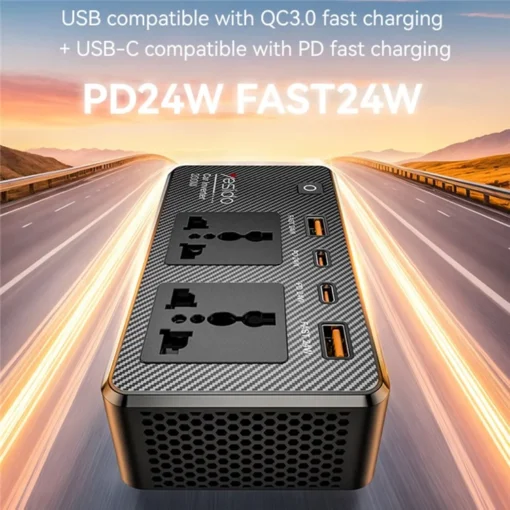 Inversor multifuncional para carro Yesido VC07 200W AC220V - Image 9